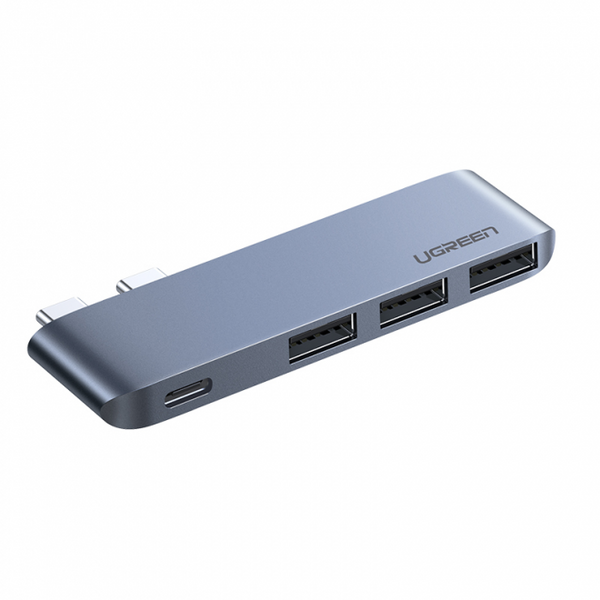 UGREEN 60564 Dual USB-C to USB3.0x3 + USB-C Adaptor Tristar Online