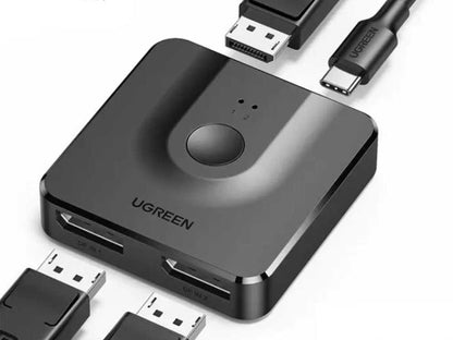 UGREEN 60622 Displayport DP 1.2 Bidrectional Switch Tristar Online