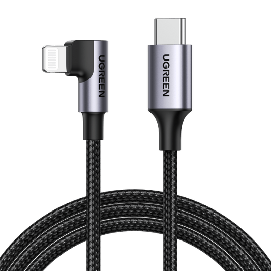 UGREEN 60763 90 Degree USB-C to iPhone 8-pin Cable 1M Tristar Online