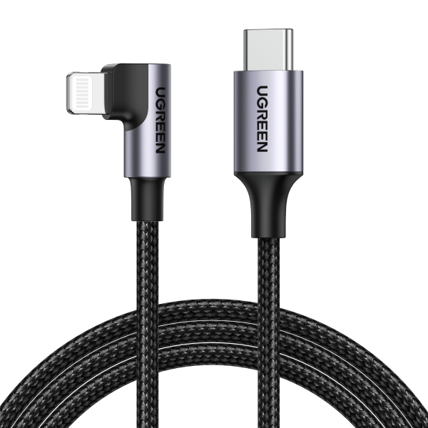 UGREEN 60763 90 Degree USB-C to iPhone 8-pin Cable 1M Tristar Online
