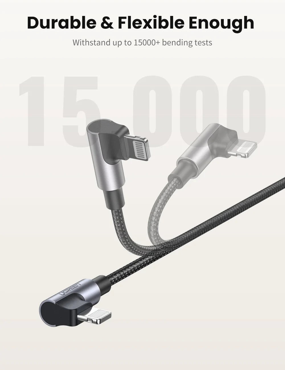 UGREEN 60763 90 Degree USB-C to iPhone 8-pin Cable 1M Tristar Online