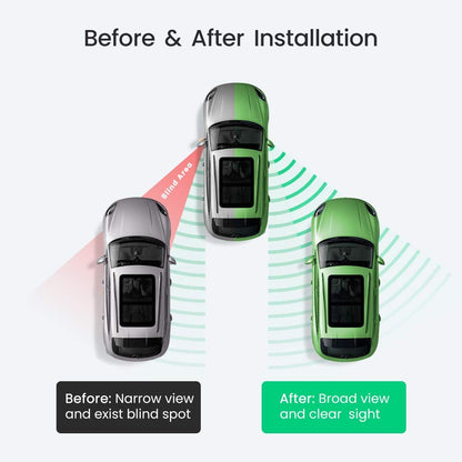 UGREEN Car Rearview Mirror 2-Pack 60971 Tristar Online