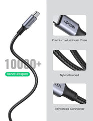 UGREEN 70429 USB-C to USB-C PD Fast Charging Cable 2M Tristar Online