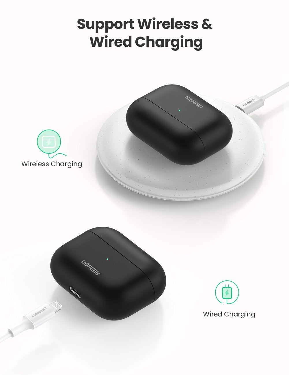 UGREEN Liquid Silicone Case for Airpods Pro (80513) Tristar Online