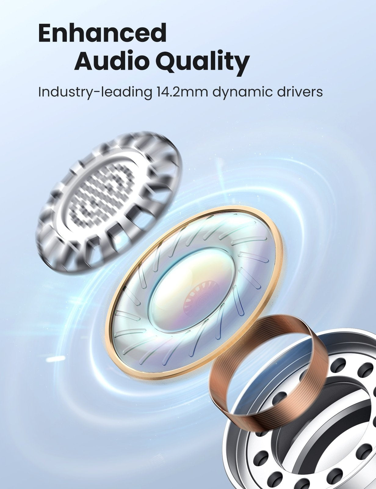 UGREEN 80652 T2 Wireless Earbuds White Tristar Online