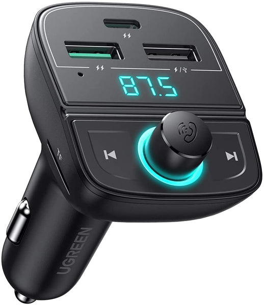 UGREEN 80910 Car Bluetooth 5.0 FM Transmitter Tristar Online