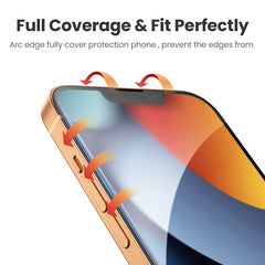 UGREEN 80967 Full Coverage HD Tempered Glass Screen Protector with Precise-Align Applicator for iPhone 13/13 Pro (2-Pack) Tristar Online