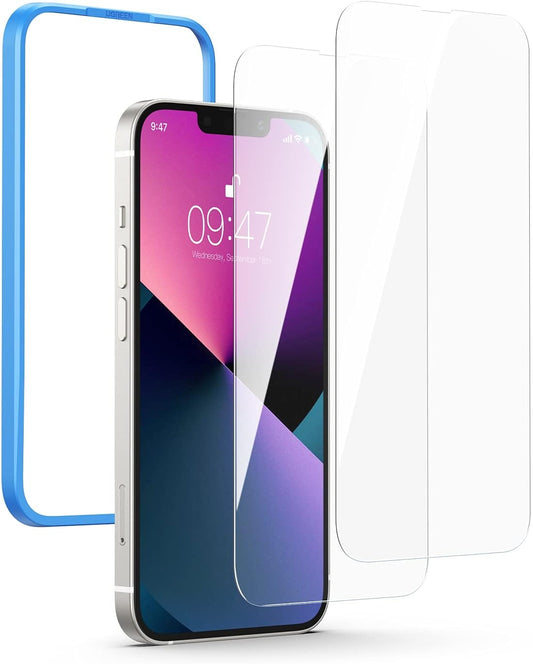 UGREEN 80969 Full Coverage HD Tempered Glass Screen Protector with Precise-Align Applicator for iPhone 13 Pro Max / 14 Plus (2-Pack) Tristar Online