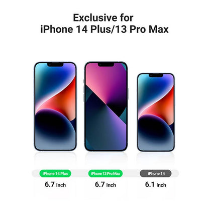 UGREEN 80969 Full Coverage HD Tempered Glass Screen Protector with Precise-Align Applicator for iPhone 13 Pro Max / 14 Plus (2-Pack) Tristar Online