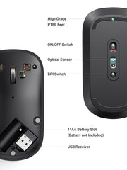 UGREEN 90372 Slim 2.4G Wireless Mouse Tristar Online