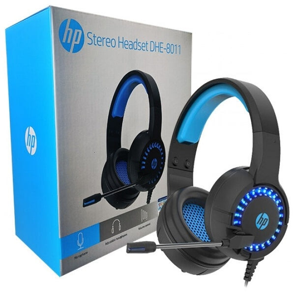 HP DHE-8011UM USB + 3.5mm with LED Stereo Gaming Headset Tristar Online