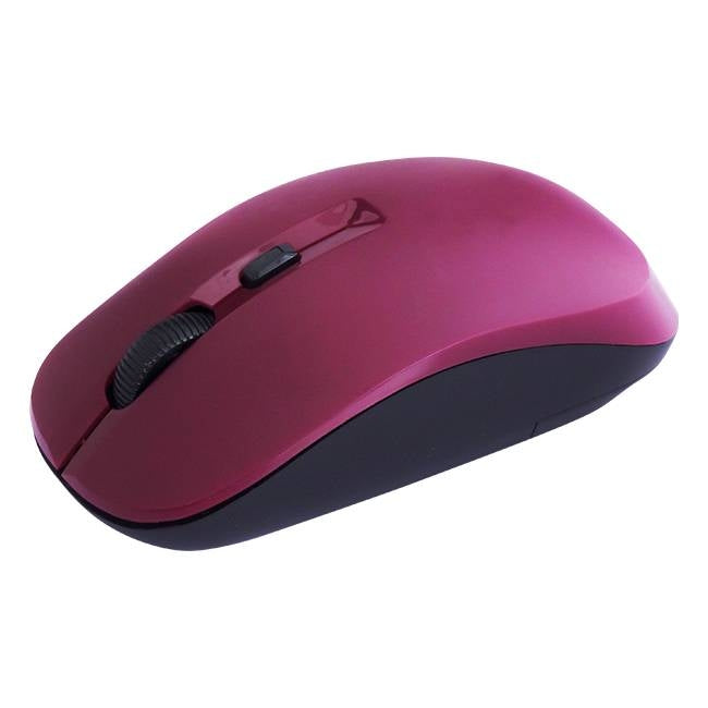 CLiPtec SMOOTH MAX 1600DPI 2.4GHZ WIRELESS OPTICAL MOUSE - Maroon Tristar Online