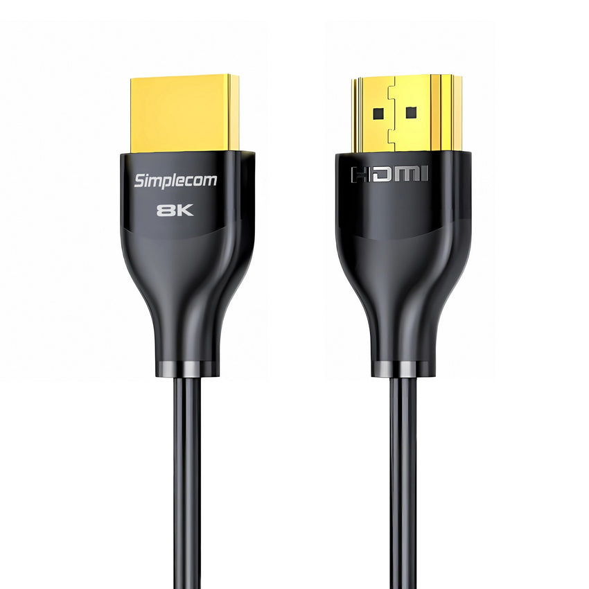 Simplecom CAH510 Ultra High Speed HDMI 2.1 Cable 48Gbps 8K@60Hz Slim Flexible 1M Tristar Online