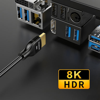 Simplecom CAH530 Ultra High Speed HDMI 2.1 Cable 48Gbps 8K@60Hz Slim Flexible 3M Tristar Online
