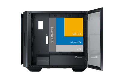 Seasonic Syncro Q704 Aluminum Case with Syncro DGC-650 650W 80 Plus Gold PSU & Connect Module RED DOT AWARD WINNER 2021 Tristar Online