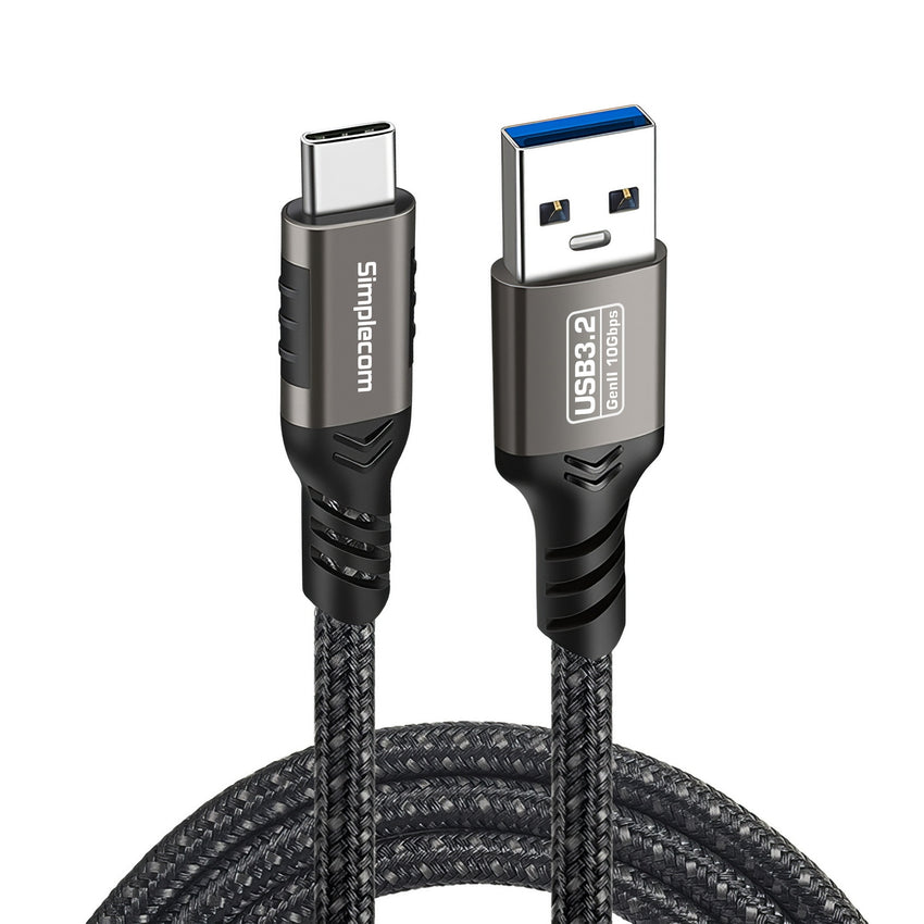 Simplecom CAU520 USB-A to USB-C Data and Charging Cable USB 3.2 Gen2 10Gbps 2M Tristar Online