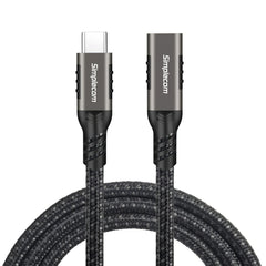 Simplecom CAU605 USB-C Male to Female Extension Cable USB 3.2 Gen2 PD 100W 20Gbps 0.5M Tristar Online