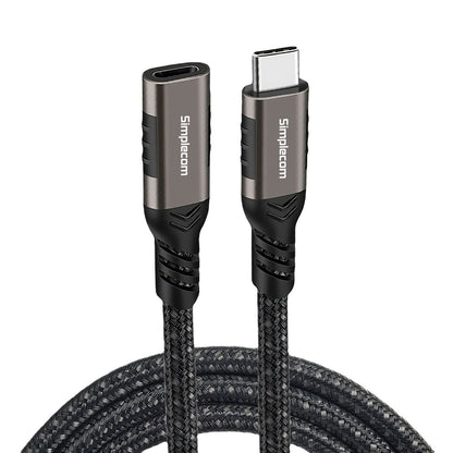 Simplecom CAU605 USB-C Male to Female Extension Cable USB 3.2 Gen2 PD 100W 20Gbps 0.5M Tristar Online