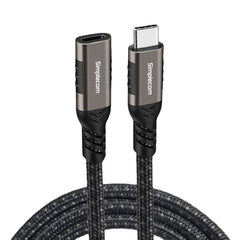 Simplecom CAU610 USB-C Male to Female Extension Cable USB 3.2 Gen2 PD 100W 20Gbps 1M Tristar Online