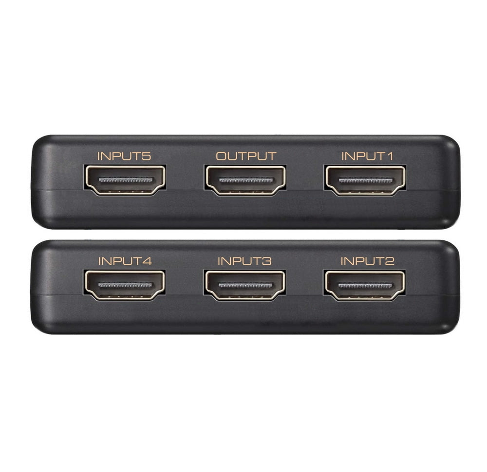 Simplecom CM305 Ultra HD 5 Way HDMI Switch 5 IN 1 OUT Splitter 4K@60Hz Tristar Online