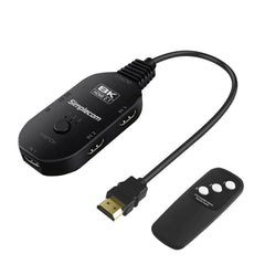 Simplecom CM353 3-Port HDMI 2.1 Switch 3 IN 1 OUT Splitter HDCP 2.3 8K@60Hz Tristar Online