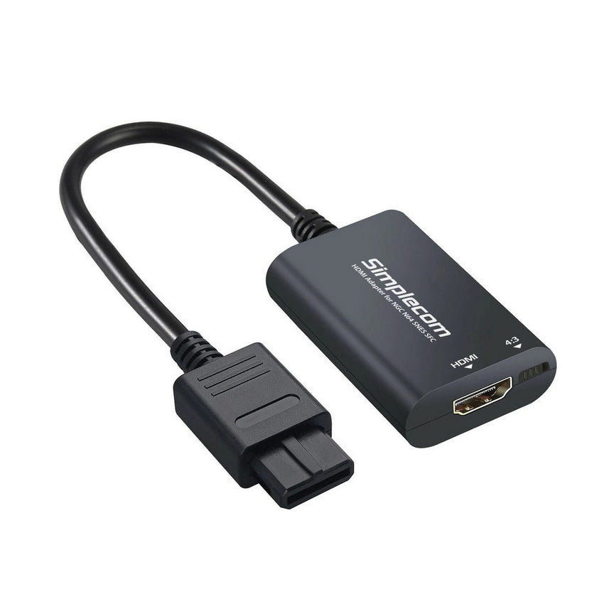 Simplecom CM461 HDMI Adapter Composite AV to HDMI Converter for Nintendo NGC N64 SNES SFC Tristar Online