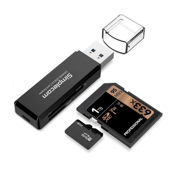 Simplecom CR301B 2 Slot SuperSpeed USB 3.0 Card Reader Tristar Online