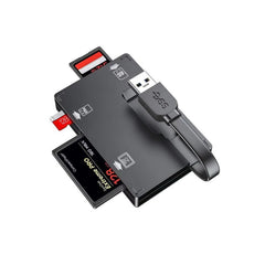 Simplecom CR309 3-Slot SuperSpeed USB 3.0 Card Reader with Card Storage Case Tristar Online