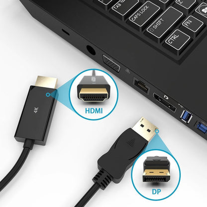 Simplecom DA201 4K DisplayPort to HDMI Cable 2160P Ultra HD 1.8M Tristar Online