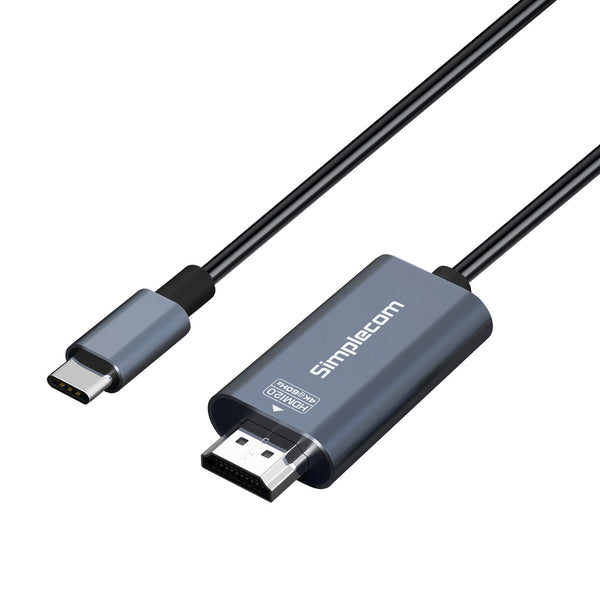 Simplecom DA322 USB-C Type-C to HDMI 2.0 Cable 2M HDCP 4K@60Hz Tristar Online