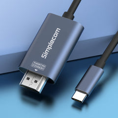 Simplecom DA322 USB-C Type-C to HDMI 2.0 Cable 2M HDCP 4K@60Hz Tristar Online