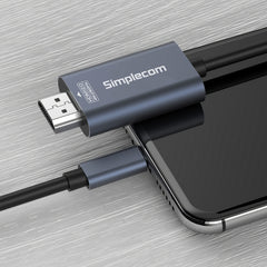 Simplecom DA322 USB-C Type-C to HDMI 2.0 Cable 2M HDCP 4K@60Hz Tristar Online