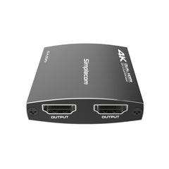 Simplecom DA330 USB-C to Dual HDMI MST Adapter 4K@60Hz with PD and Audio Out Tristar Online