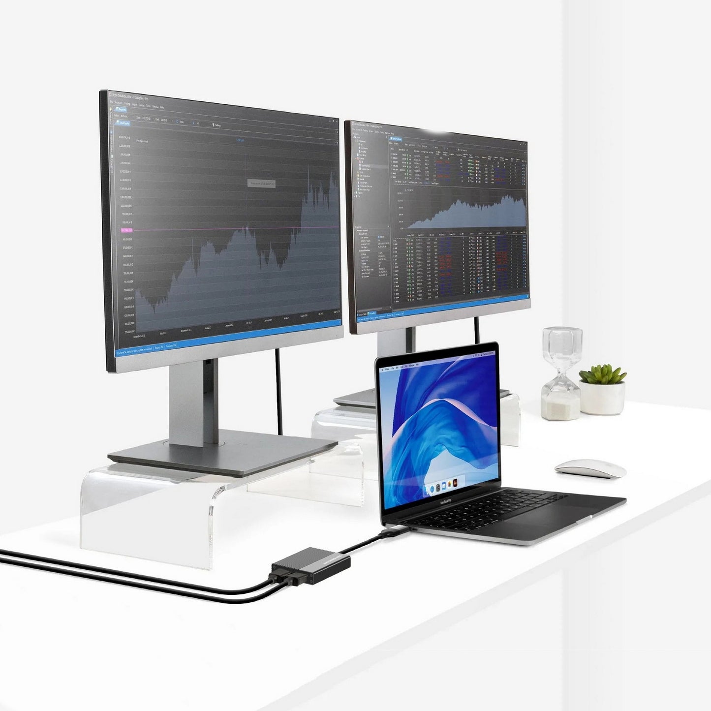 Simplecom DA369 USB 3.0 or USB-C to Dual 4K HDMI 2.0 Display Adapter for 2x 4K@60Hz Extended Screens Tristar Online