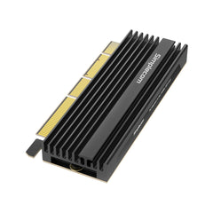 Simplecom EC415B NVMe M.2 SSD to PCIe x4 x8 x16 Expansion Card with Aluminium Heat Sink Black Tristar Online