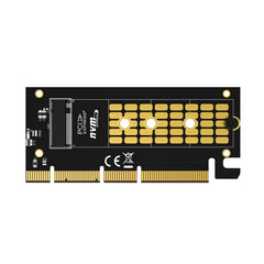 Simplecom EC415B NVMe M.2 SSD to PCIe x4 x8 x16 Expansion Card with Aluminium Heat Sink Black Tristar Online