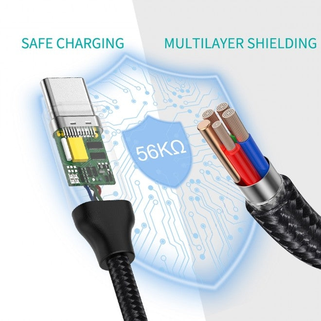 CHOETECH AC0007-102GY USB 3.0 Type-A to Type-C Cable 2M Tristar Online