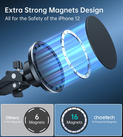 CHOETECH AT0004 Magsafe iPhone 12 Magnetic Car Mount Car Air Vent Phone Holder Tristar Online
