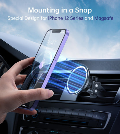 CHOETECH AT0004 Magsafe iPhone 12 Magnetic Car Mount Car Air Vent Phone Holder Tristar Online