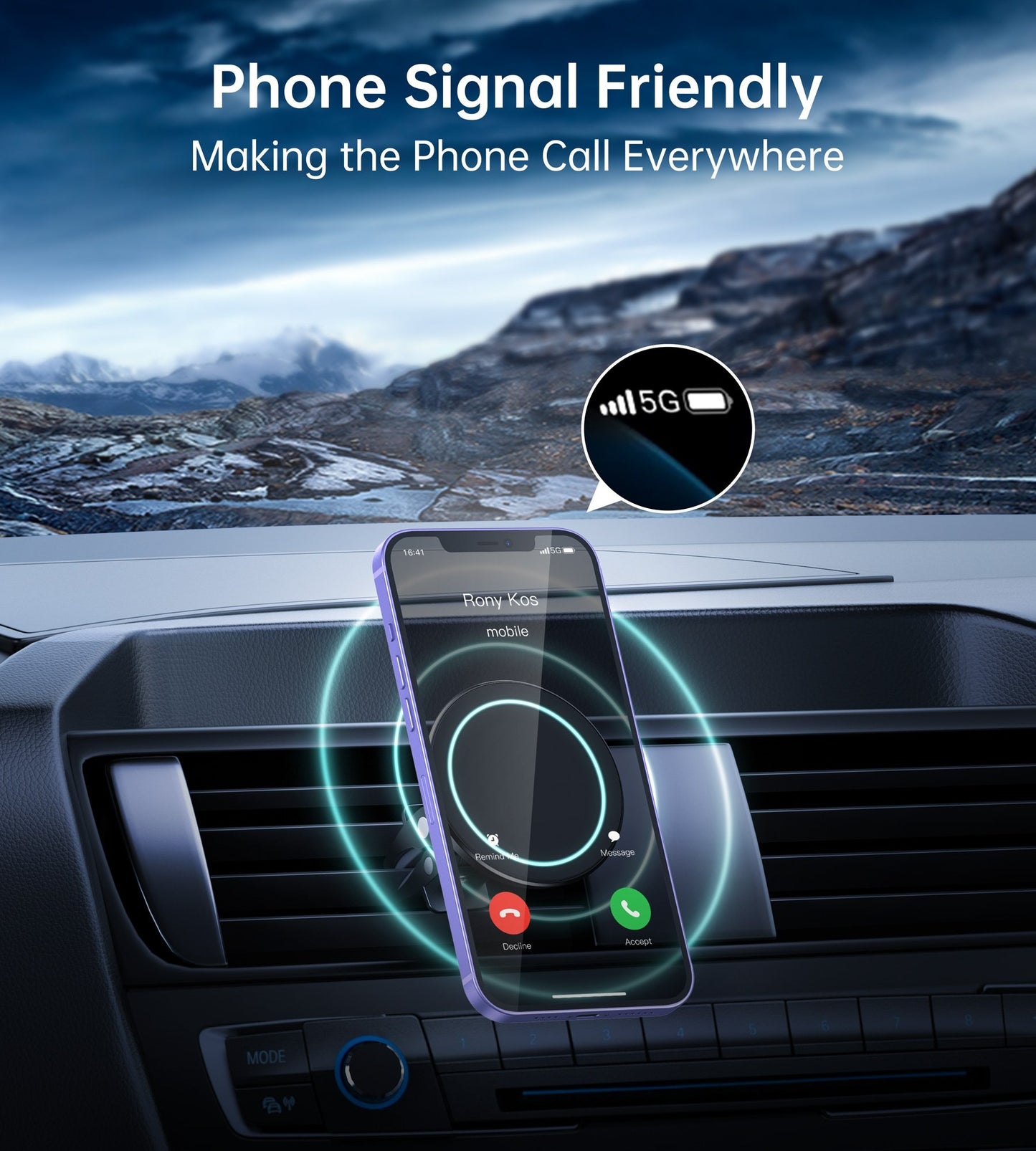 CHOETECH AT0004 Magsafe iPhone 12 Magnetic Car Mount Car Air Vent Phone Holder Tristar Online