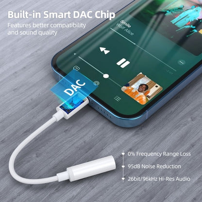 CHOETECH AUX005 iPhone 8-pin to 3.5mm Headphone Adapter Tristar Online