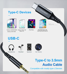 CHOETECH AUX006 Type-C To 3.5mm Audio Cable 1M Tristar Online