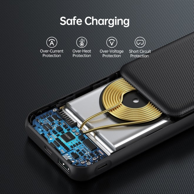 Choetech B650-CC Power Bank 10000mAh with Wireles Power Bank (Black) Tristar Online