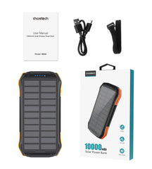 CHOETECH B657 20000mAh Solar Power Bank Tristar Online