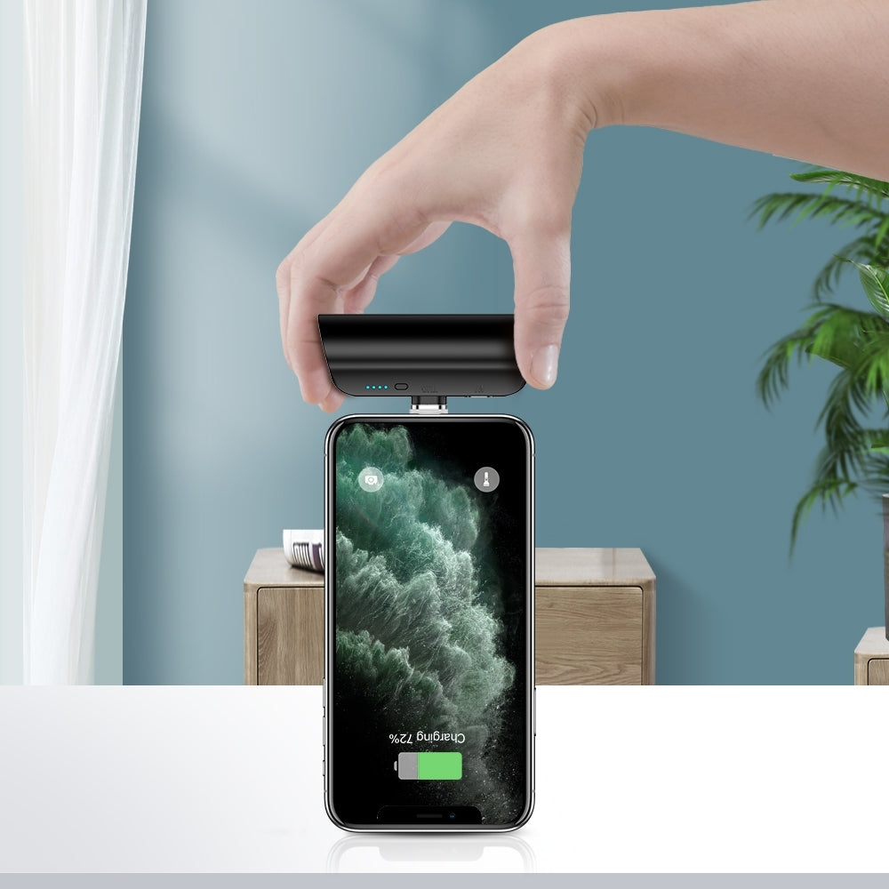 CHOETECH B660-BK 3000mAh Mini Power Bank with 3 Magnetic Connectors (Black) Tristar Online