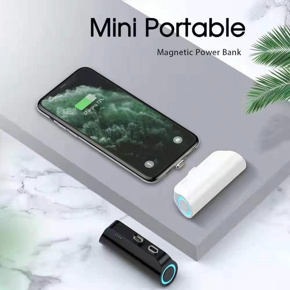 CHOETECH B660-WH 3000mAh Mini Power Bank with 3 Magnetic Connectors (White) Tristar Online