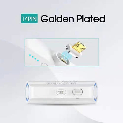 CHOETECH B660-WH 3000mAh Mini Power Bank with 3 Magnetic Connectors (White) Tristar Online