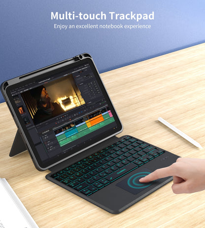 CHOETECH BH-018 Wireless Keyboard with Touchpad and Backlight for iPad Pro 11 " (Black) Tristar Online