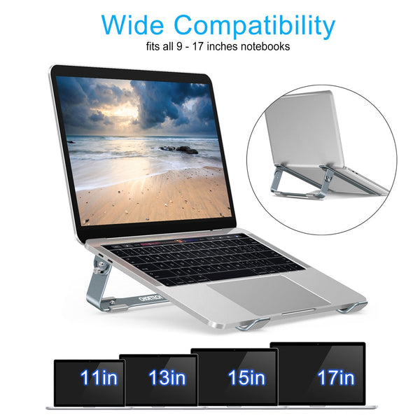 CHOETECH H033 Detachable Aluminum Cooling Laptop Stand Grey Tristar Online