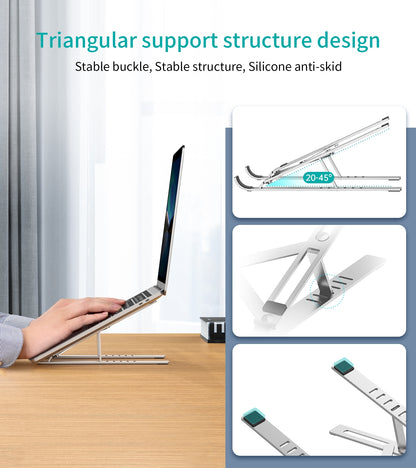 CHOETECH H045-SL Aluminum Foldable Laptop Stand Tristar Online